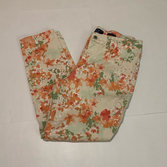 Charter Club Denim - ❤️ 30. Charter Club Floral Bristol Skinny Ankle Jeans size 12